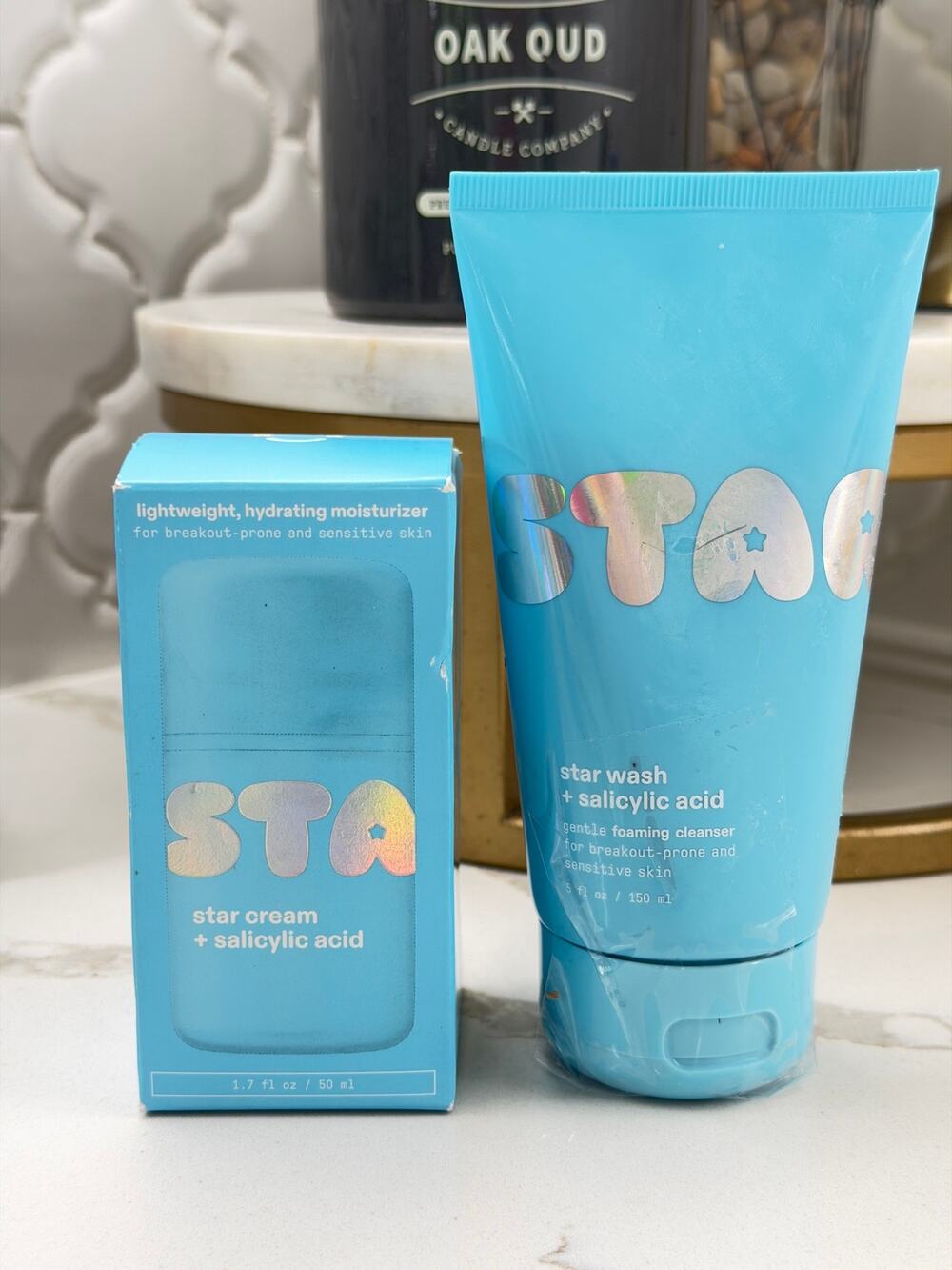 Starface Star Wash & Star Cream Salicylic Acid Skincare Set New Sealed